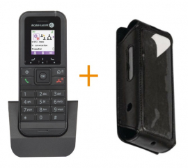 Alcatel-Lucent 8232S DECT + Housse Simili Cuir