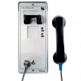 Depaepe SECURPHONE sans clavier 2 Boutons Alu/Rge