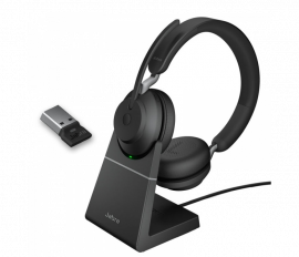 JABRA Evolve2 65 UC Duo USB-A + Link 380a + base charg