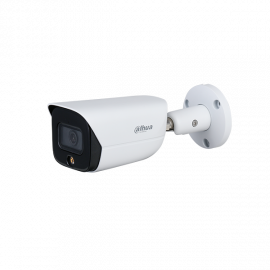 Dahua-IPC-HFW3549E-AS-LED Caméra réseau compacte WizSense polychrome à focale fixe et lumière LED chaude 5 Mpx