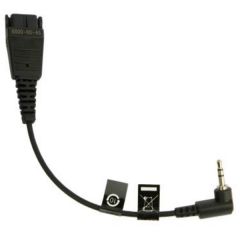 Cordon adaptateur combiné Dect Jabra, montrant le connecteur jack de 2,5 mm