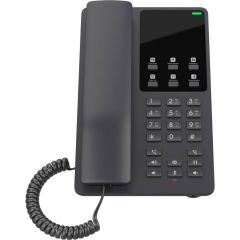 GHP621W Grandstream – Téléphone IP hôtelier Wi-Fi bi-bande noir avec 6 touches programmables