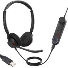 Casque Jabra Engage 50 II Duo avec contrôleur USB, idéal pour les professionnels
