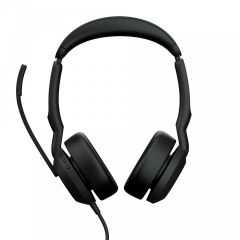 Jabra Evolve2 50 Mono UC - Casque professionnel stéréo USB-C et USB-A avec réduction de bruit et confort longue durée