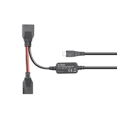 Midland AL-Dual 48 – Réducteur de tension 12V/5V Micro USB – C1403