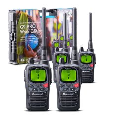 Midland G9 Pro Work Edition Quadruple – Mallette 4 talkies-walkies PMR446/LPD