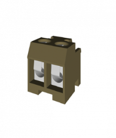 Connecteur débrochable 2 positions Ascom pour alimentation – NICT-2BA