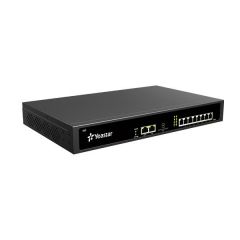 Yeastar S50 VoIP IP-PBX standard téléphonique, avec 50 utilisateurs, 25 appels simultanés, et port GSM