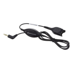 Cable Sennheiser QD-Jack 3.5 avec PTT