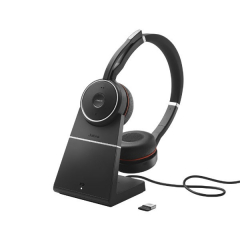 JABRA Evolve 75 UC Duo + Base Chargeur + dongle 370 USB