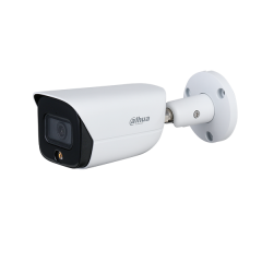 Dahua-IPC-HFW3249E-AS-LED Caméra Réseau de type Bullet Polychrome à LED Chaudes et à Focale Fixe Lite AI 2 Mpx