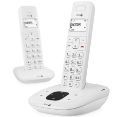 Téléphone fixe sans fil avec répondeur Doro Comfort 1015 Duo