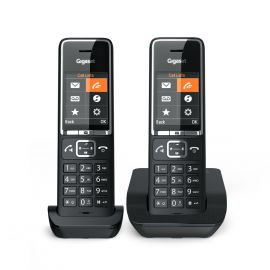 Gigaset Comfort 550 Duo - Téléphone sans fil élégant avec écran couleur TFT de 2,2 pouces