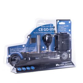Midland CB Go USB Radio – Kit complet CB multibande AM/FM – C1262.05