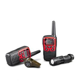 Midland EK30 Kit d'urgence Outdoor– Pack de 2 talkies-walkies avec sifflet d’urgence