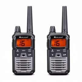 Midland XT70 PRO Twin – Pack de 2 talkies-walkies portée 12 km, waterproof IPX4