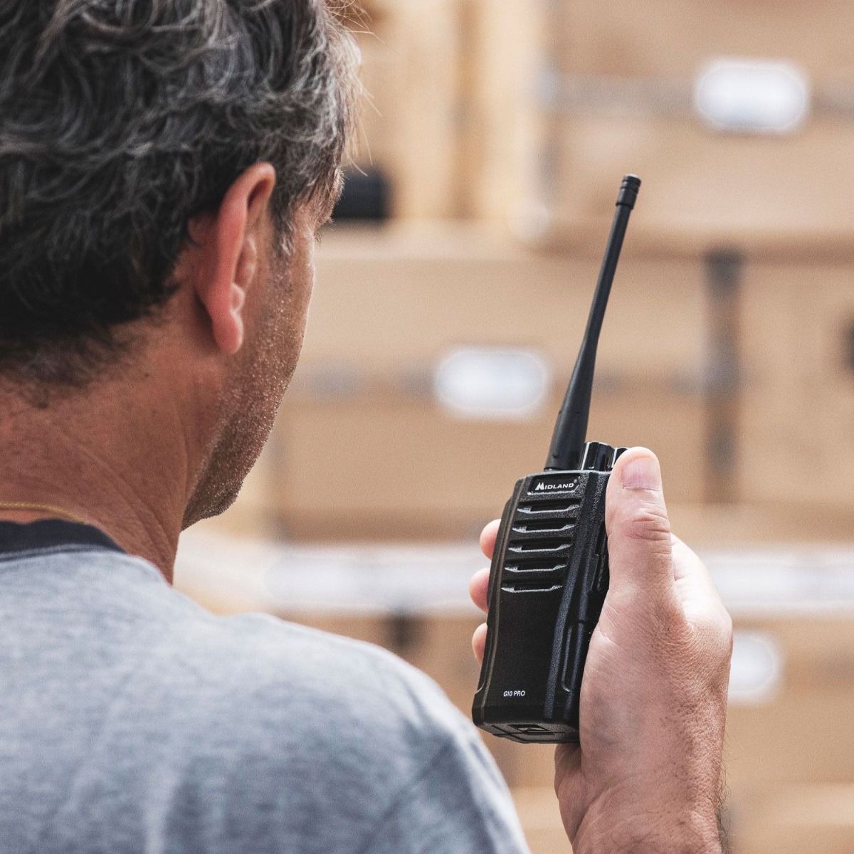 Talkie-walkie Midland G10 Pro radio PMR446 professionnelle pour chantiers