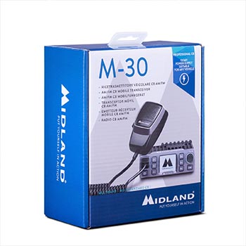 Radio CB Midland M30 avec squelch numérique et égaliseur audio