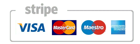 Stripe & cartes Visa, Mastercard, Maestro, Amex