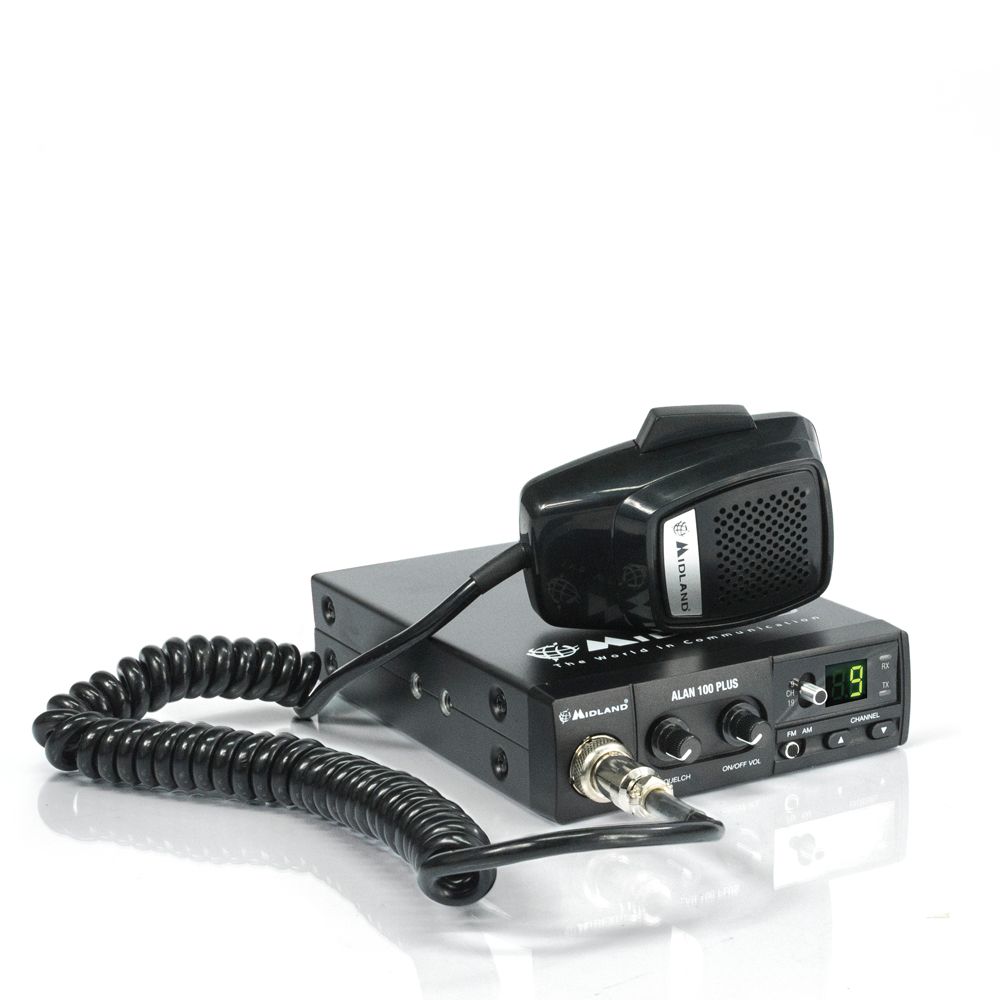 Radio CB Midland Alan 100 Plus B C442.12 compacte pour voiture et camping-car