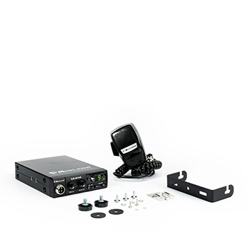 Alan 100 Plus B radio CB Midland simple et robuste avec support de fixation