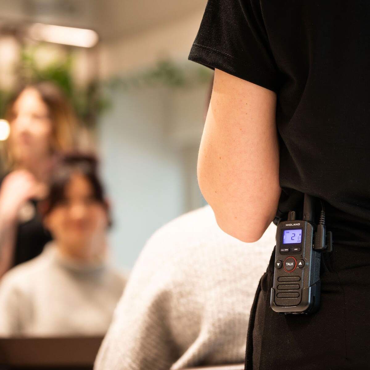 Midland BR180 talkie walkie professionnel PMR446 pour retail et restauration