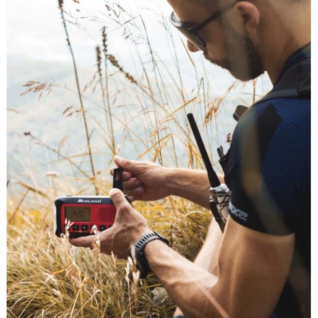 ER100 Midland radio d'urgence dynamo avec lampe LED et ports USB