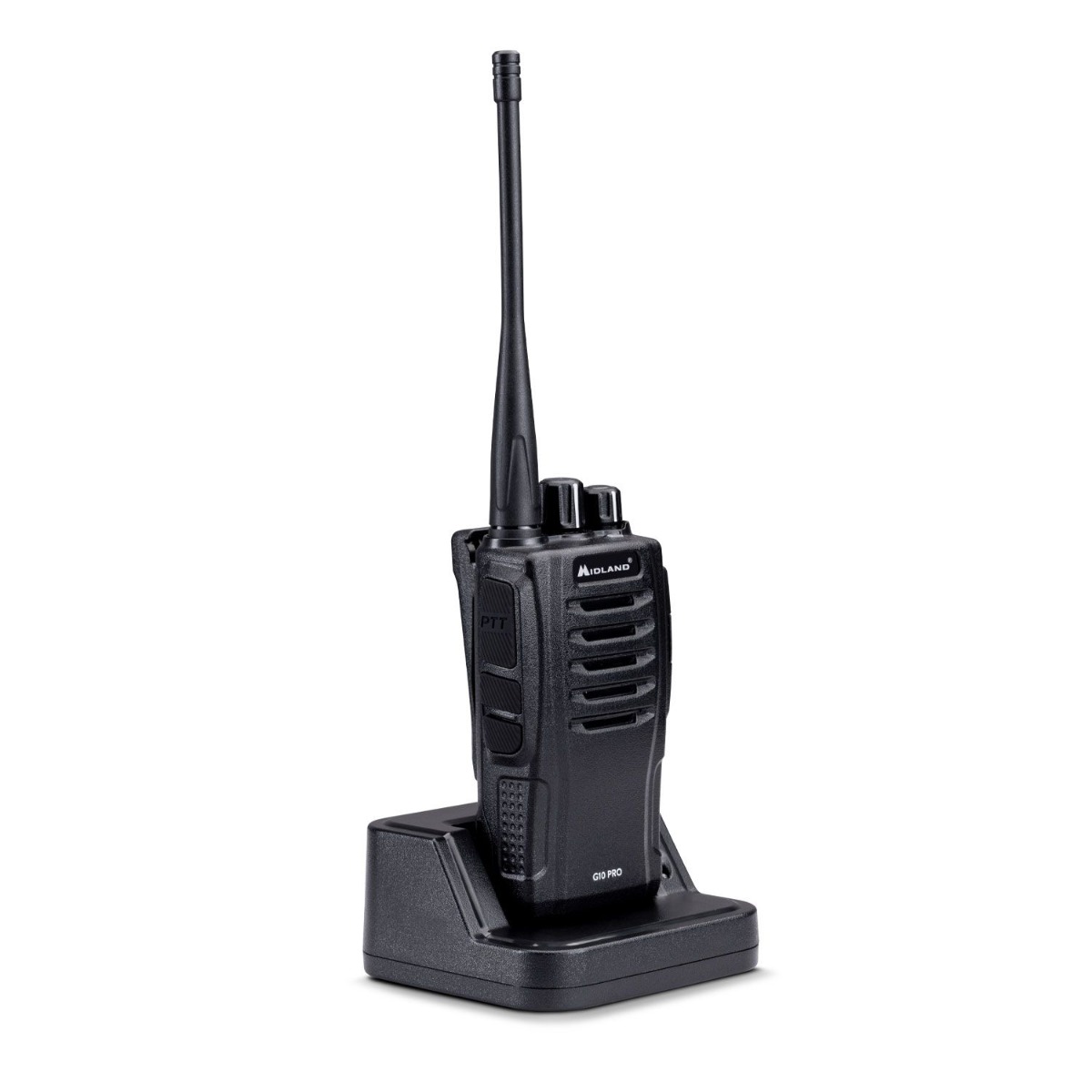 Talkie-walkie Midland G10 Pro sur socle de recharge