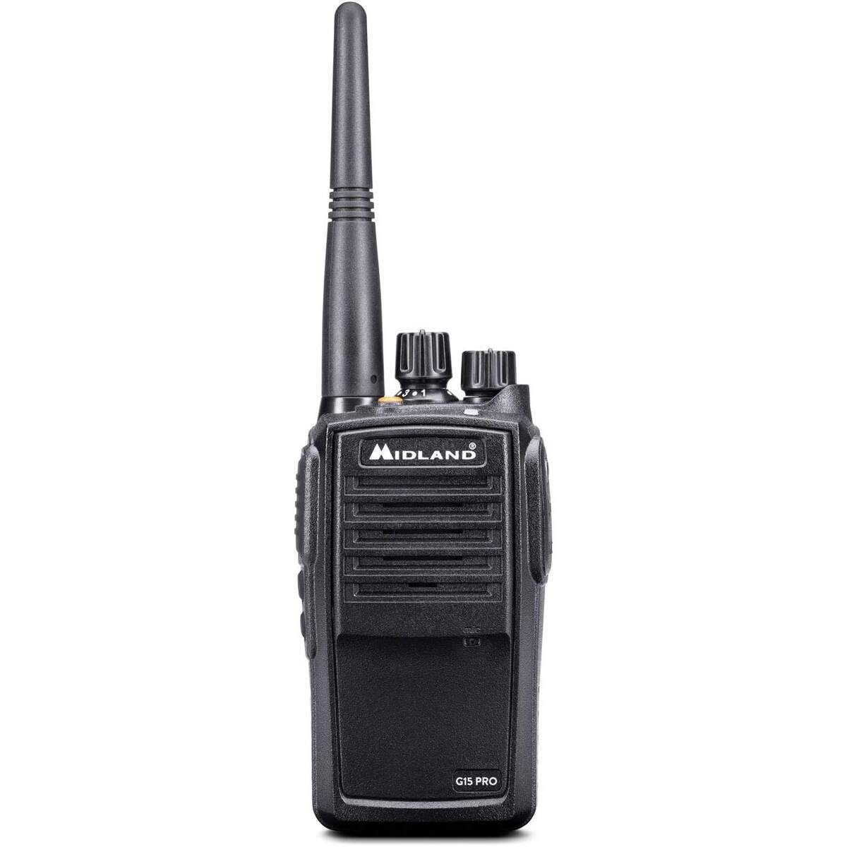 Talkie-walkie Midland G15 Pro sur base de charge professionnelle
