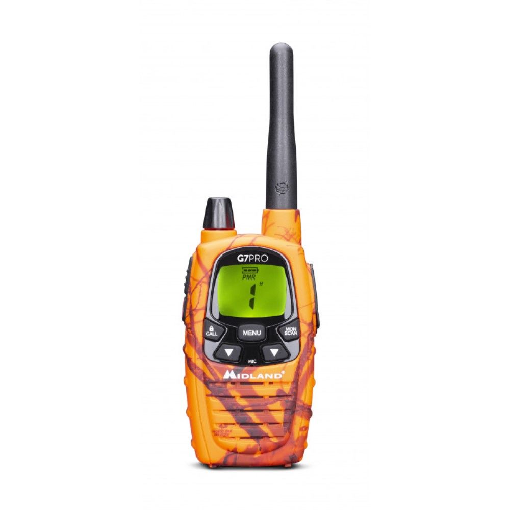 Talkie-walkie Midland G7 Pro Blaze orange haute visibilité PMR446
